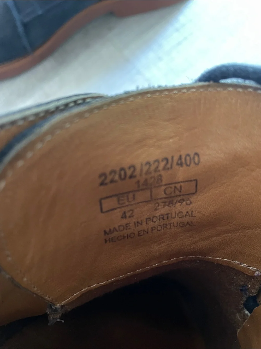 Massimo Dutti Navy Suede Lace-Up Derbies